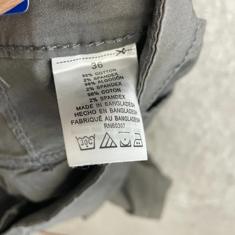 NEW Unionbay Men's Size 36 Cargo Shorts Gray Cotton Blend - Picture 4 of 6